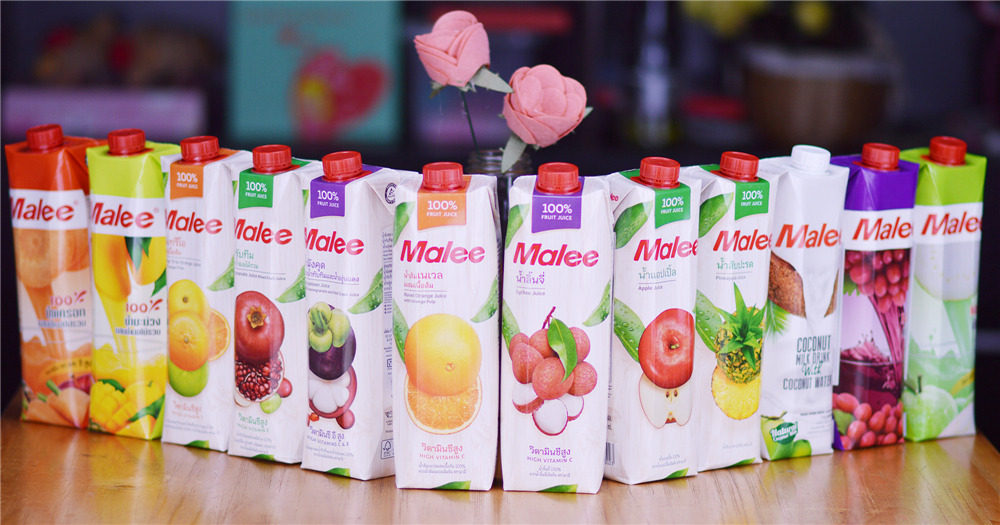 【二件9折包邮】malee玛丽桃子混合果汁1l瓶装 泰国进口蜜桃汁