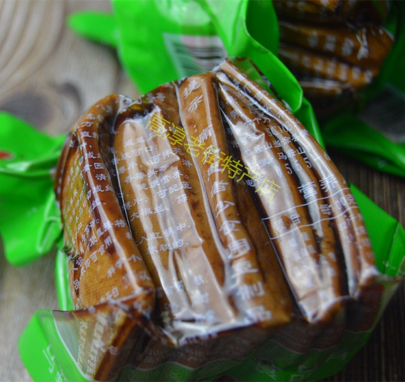 高淳老街特卖百素园五香香茶干大豆制品家常炒菜豆腐干