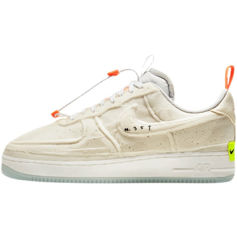 耐克nikeairforce1af1米白橘海绵泡泡糖休闲板鞋cv1754100
