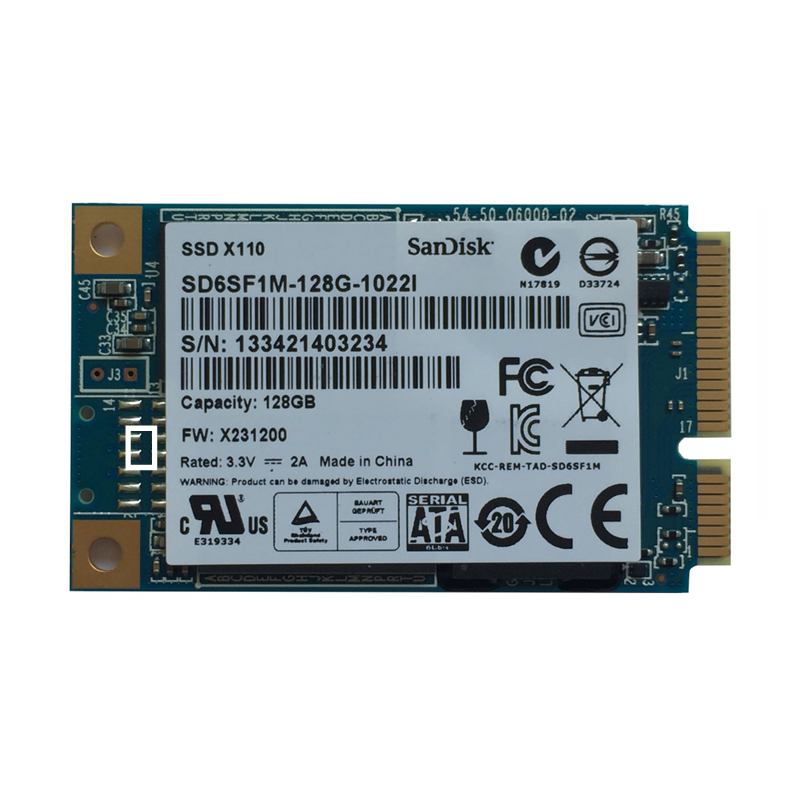 全新闪迪msata固态硬盘x110128g256gmlc固态硬盘迷你笔记本ssd