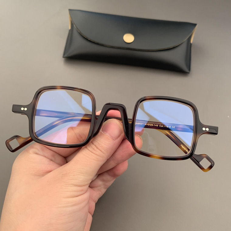 宝剑平光近视男女度数高度数克罗板材款倒小众眼镜架