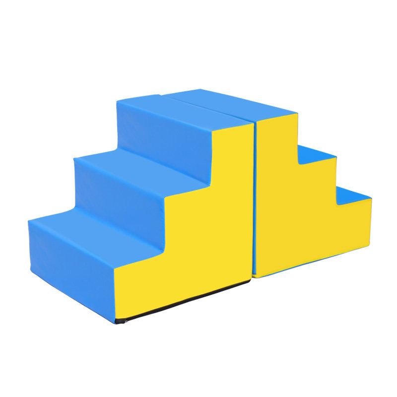 儿童体适能跳箱三级台阶感统训练软体台阶少儿楼梯软体组合器材