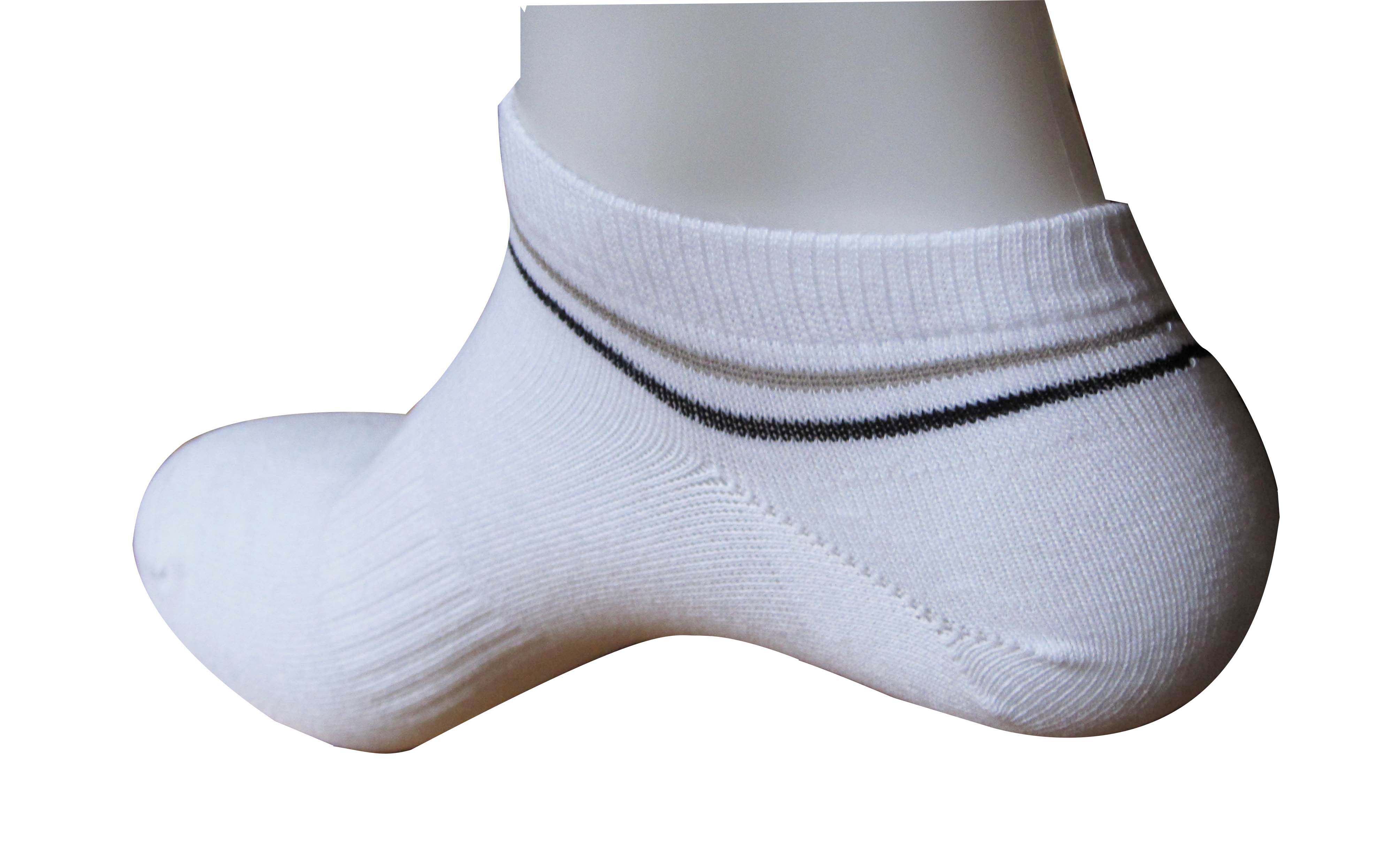 华高高男21366精梳棉氨袜船男式短袜男船休闲船袜