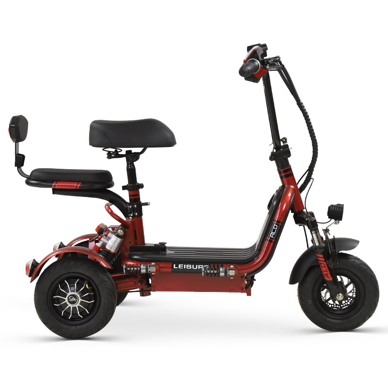 凤凰凰牌电动车迷你轻便锂电三轮车接送孩子小型电动三轮车