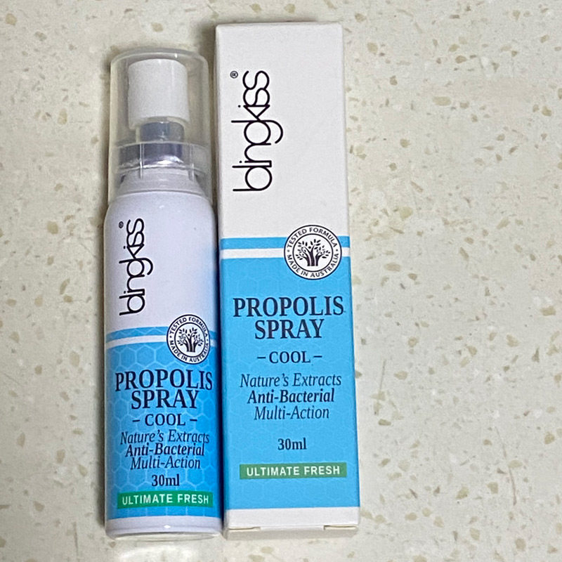 澳洲blingkiss蜂胶口腔喷雾剂30mlpropolisspraycool清新抗菌