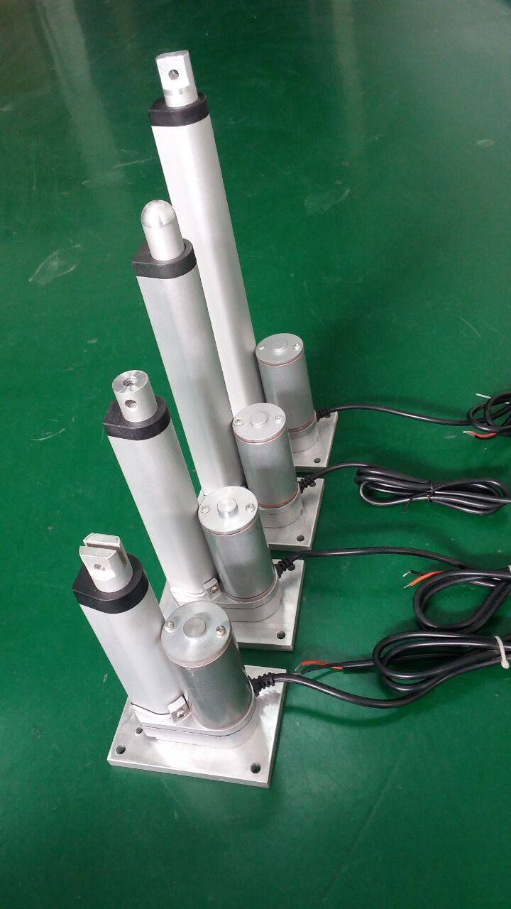 高速微型电动推杆密室逃脱12v24v餐饮机电机伸缩杆液压气动升降器