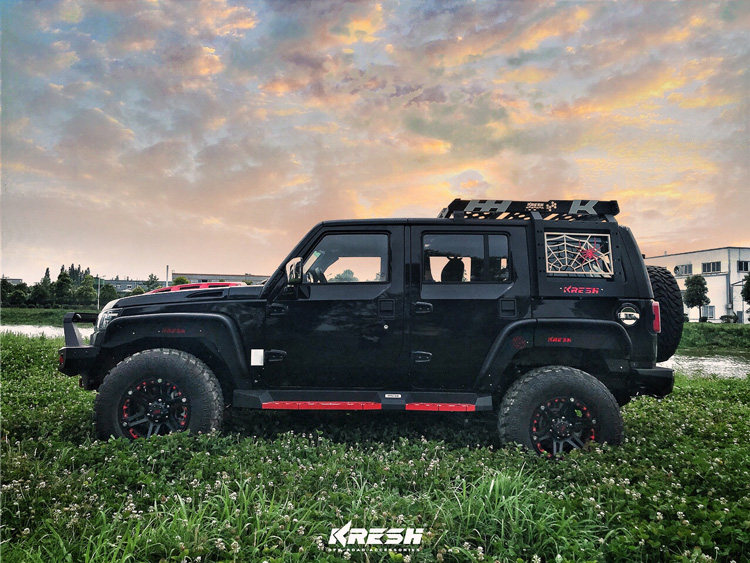 北京bj40plus改装爆改套装配件保险杠猎鹰基础前后全车改装套件