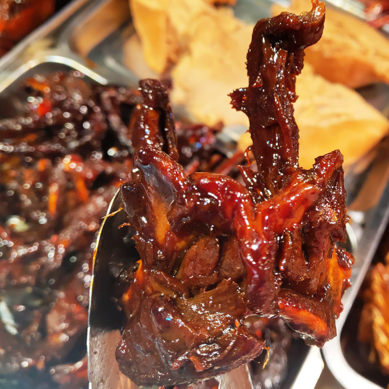500g温州瑞安菜场锁骨卤味熟食休闲零食小吃鸭肉