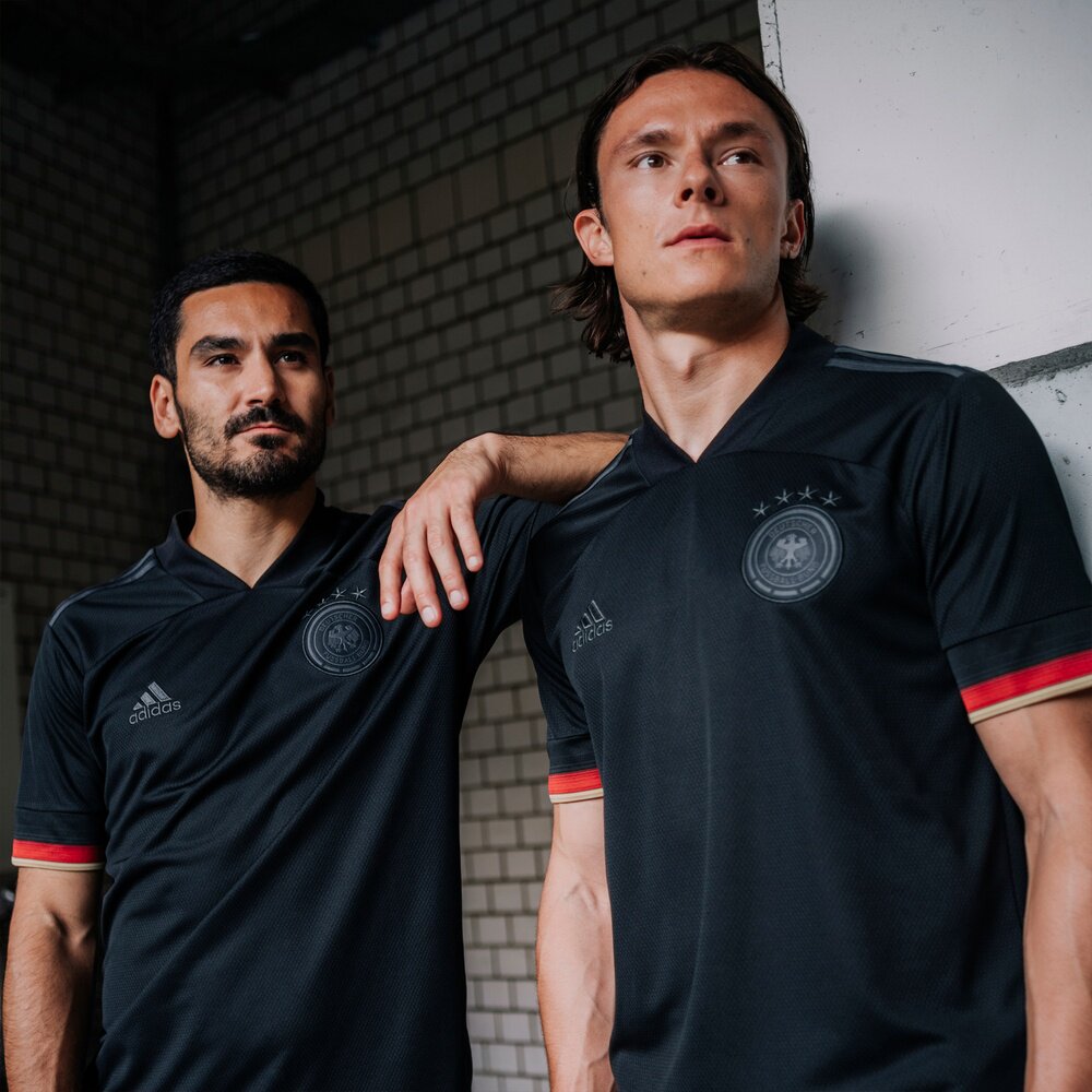 阿迪达斯官网男欧洲杯德国国家队客场球员足球短袖球衣运动t恤