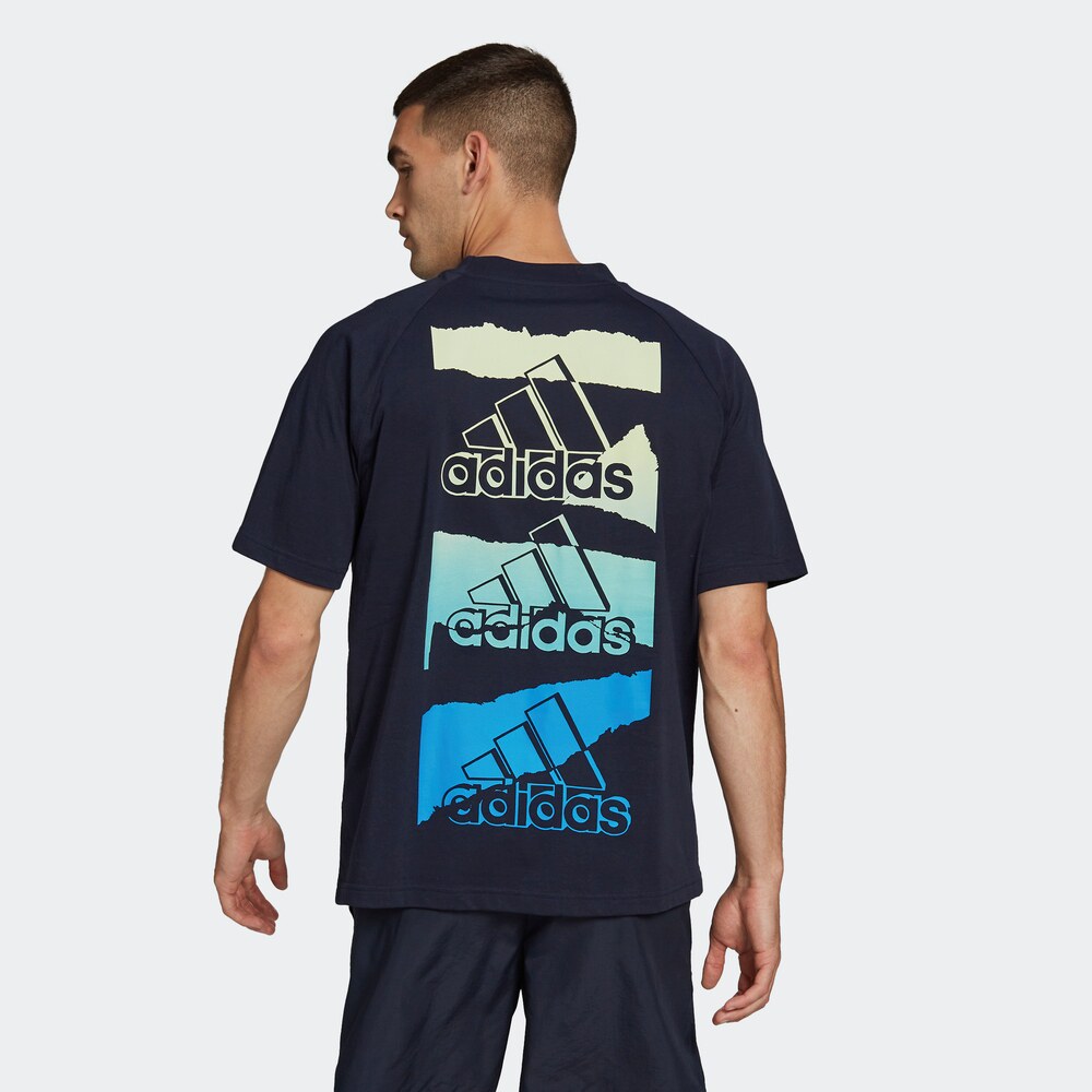 adidas阿迪达斯官方男装秋季新款宽松运动短袖he4421运动t恤