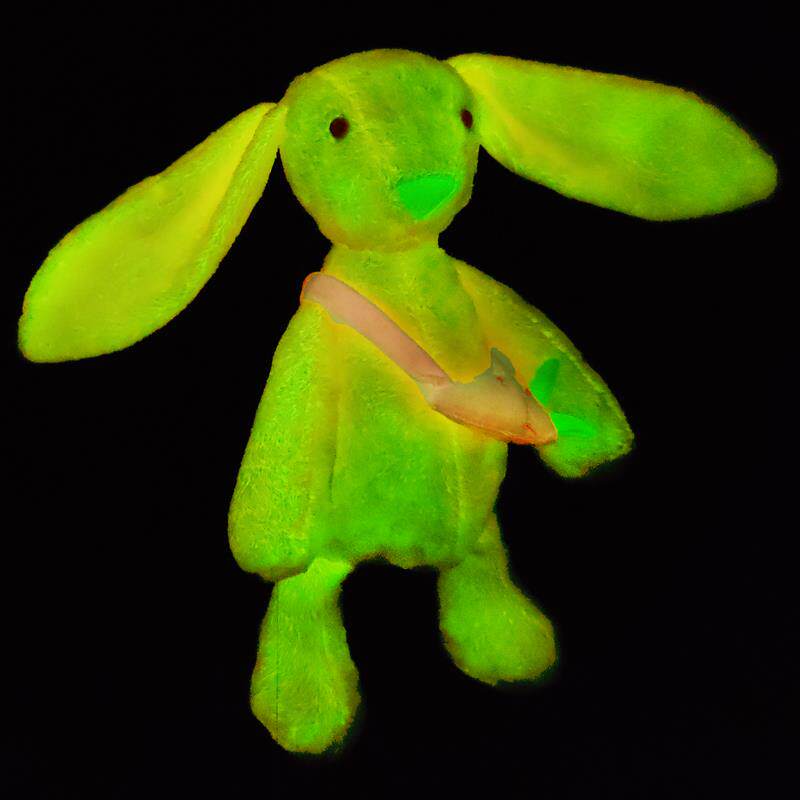 夜光长耳邦尼小白兔毛绒玩具娃娃公仔可爱安抚玩偶生日礼物女孩