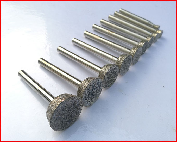 石材加工工具金刚砂倒梯形磨头 石碑刻字雕刻头