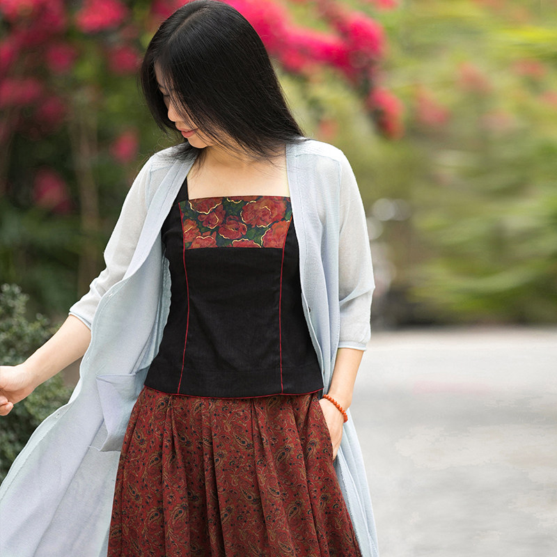 淘宝优惠券 女装 【桂花雨】吉祥羽儿春季新品亚麻针织衫女纯色开衫外