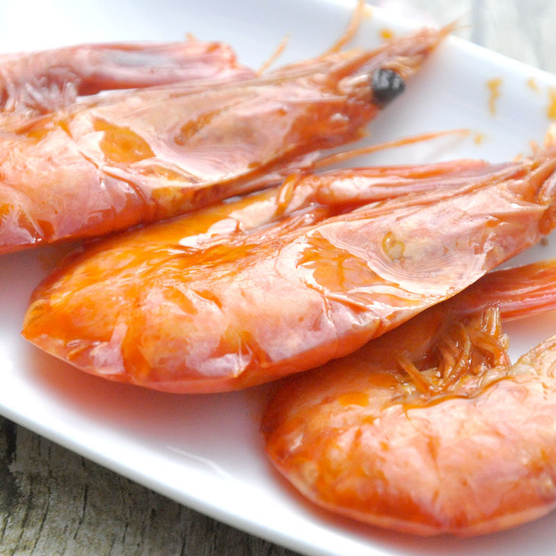 大连特产八鲜大虾小包250g原味麻辣对虾烤虾即食虾零食