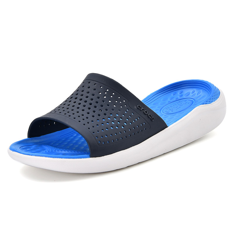 cross夏季特惠新款literide露趾一字轻便男女休闲沙滩鞋