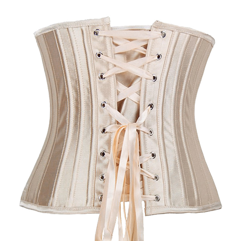 26根螺旋钢骨宫廷束身衣瘦身衣corset收腹宫廷束腰婚纱塑身衣9075