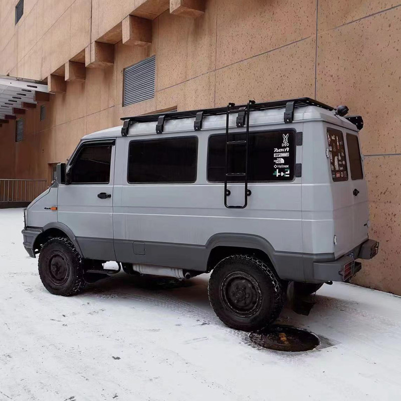 四驱依维柯ouba2045客车改装载重载重车车顶行李货架车顶架