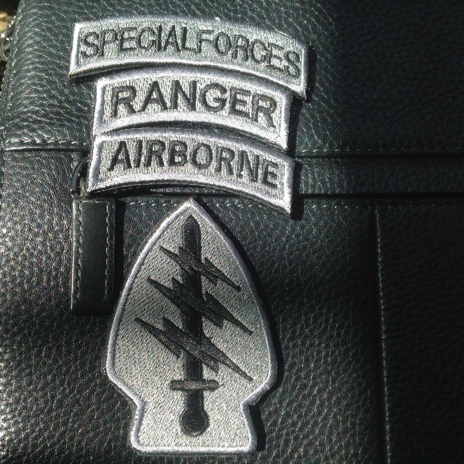 特种部队件套美国游骑兵空降兵陆军3d刺绣魔术臂章贴章
