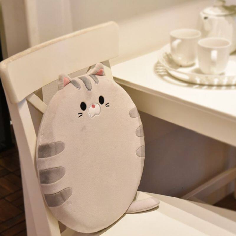 猫咪坐垫办公室座垫学生教室屁股家用圆形电脑椅垫