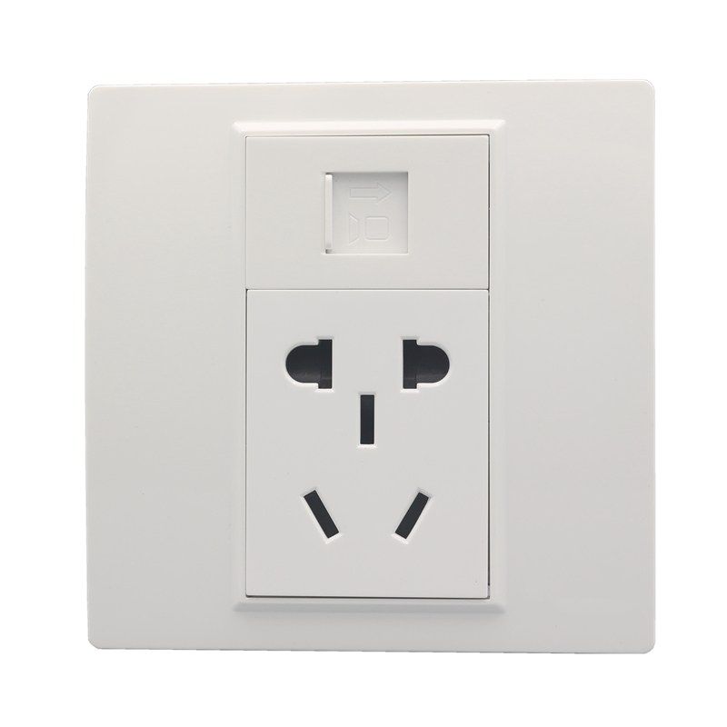 插座10a5模块网线电脑rj45孔插座二三网络电源电脑插座