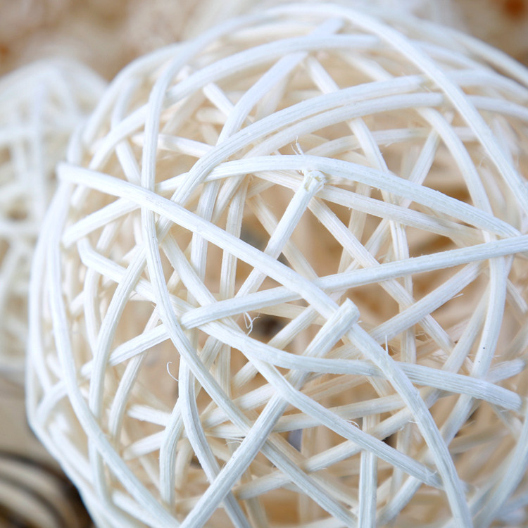 道具原木手工藤球婚庆摆设摆件装饰品工艺品婚房摆件