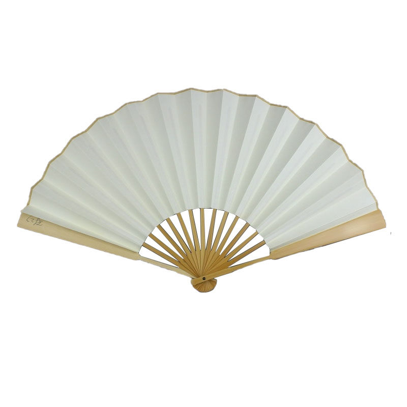 宣纸折扇7寸8寸9寸水磨玉竹空白扇面文玩工艺扇