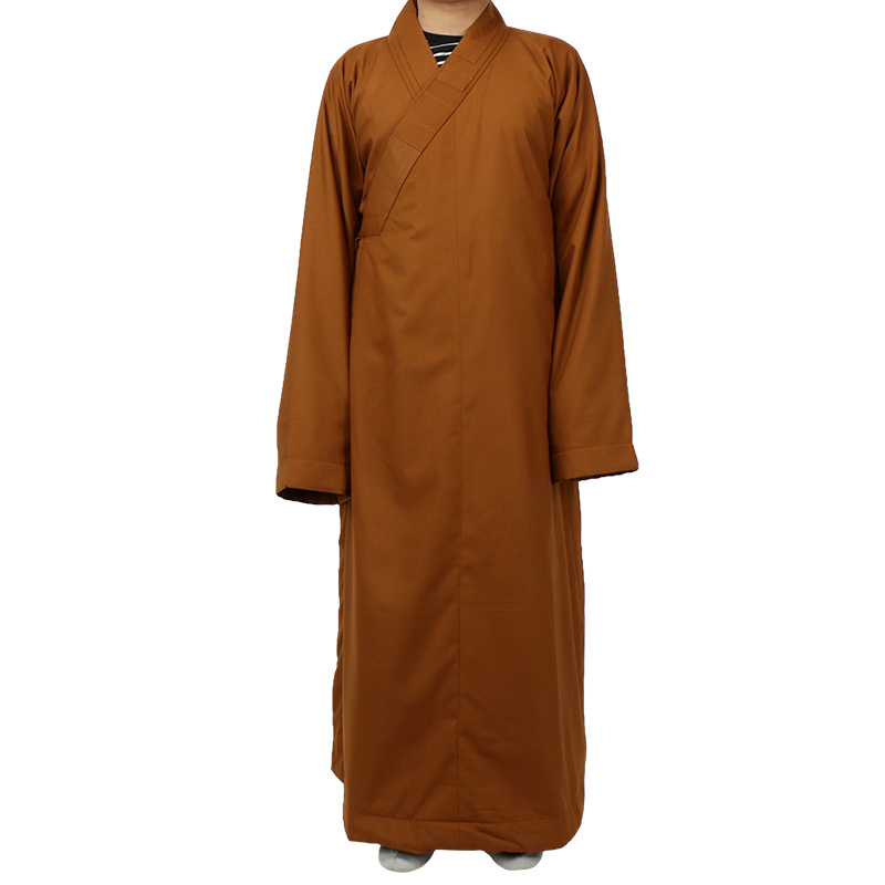 觉牌僧服长褂冬季加绒僧袍男女比丘大褂和尚其他民族服装