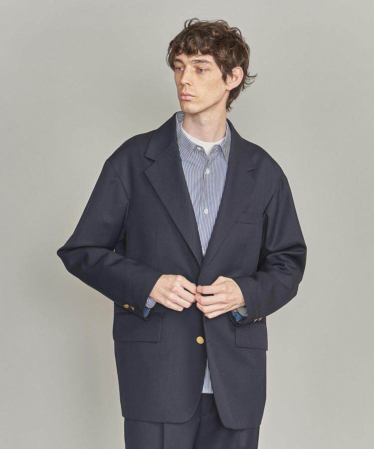 4折日本代购beautyyouth海军西装外套8862休闲西服