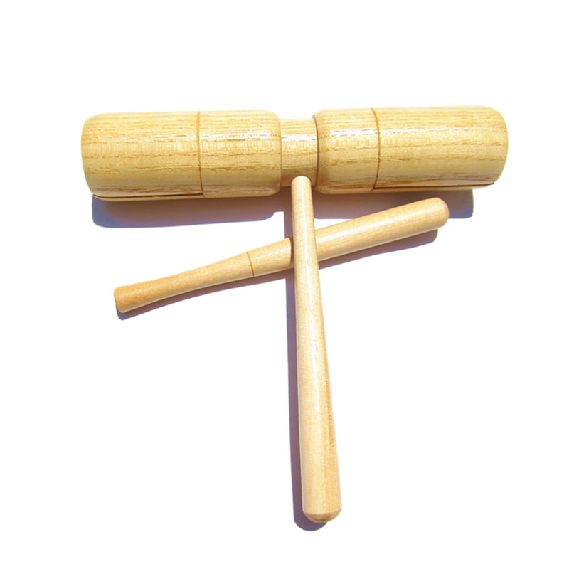 双响奥尔夫打击乐器高低音低音筒大号儿童乐学校幼儿园打击乐器