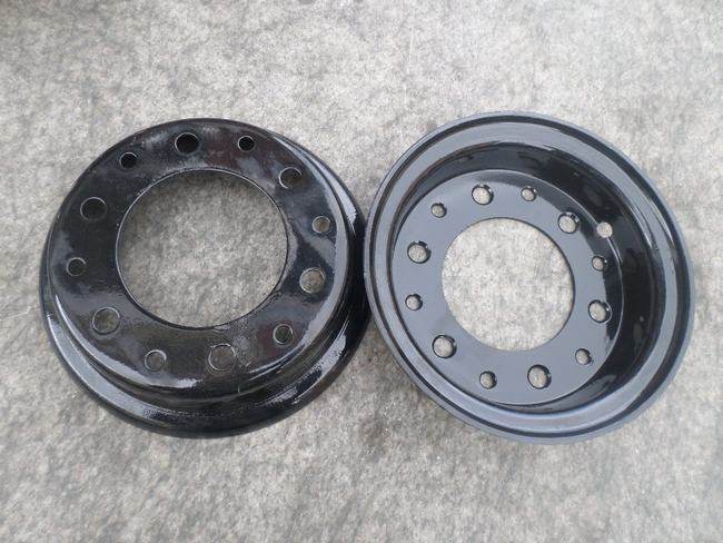 叉车合力杭州500-85.00-8400-84.00-8钢圈轮网2片轮毂