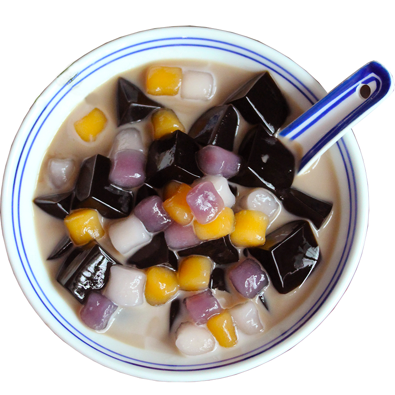 品约甜品红豆芋圆糖水仙人凉粉台湾草粉仙草药膳养生汤料