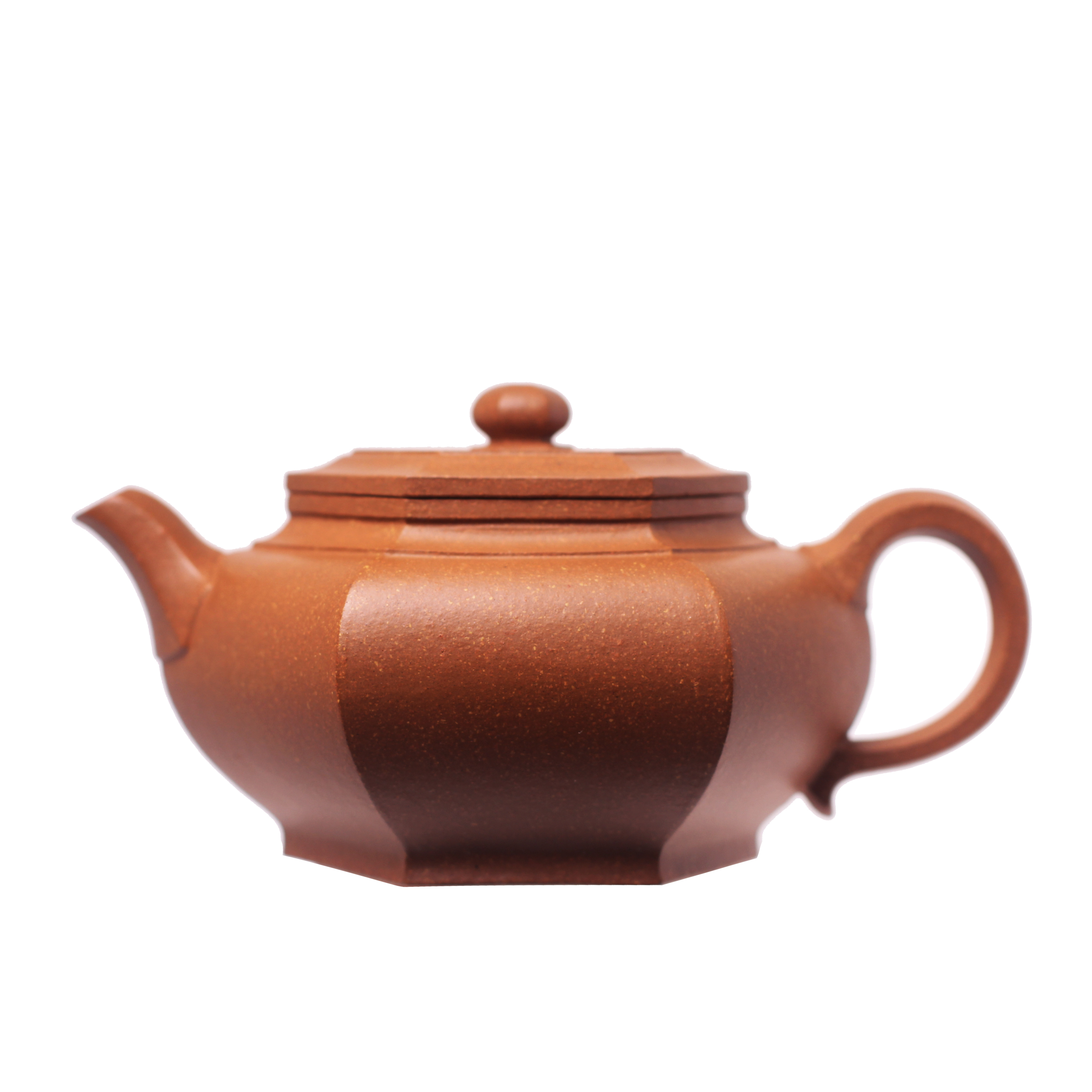 驯砂记宜兴原矿五彩老段手工紫砂壶方壶大彬六方茶壶