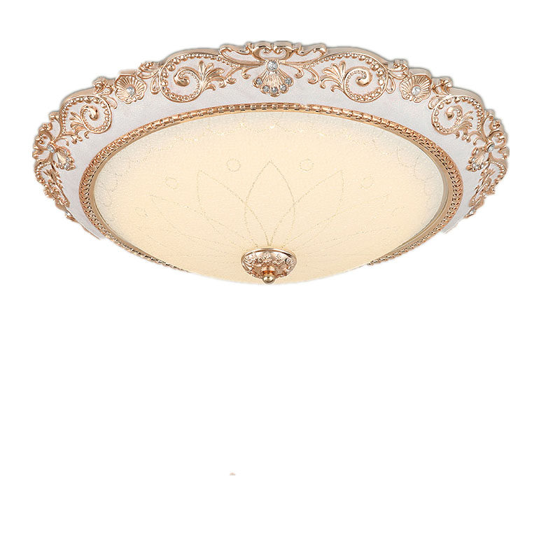 欧式吸顶灯客厅田园卧室灯树脂电镀书房厨卫阳台衣帽间楼梯过道