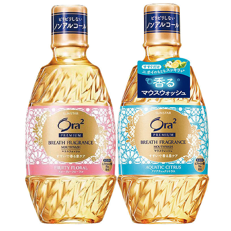 日本进口皓乐齿ora2奢选香氛漱口口水男女玫瑰花香漱口水