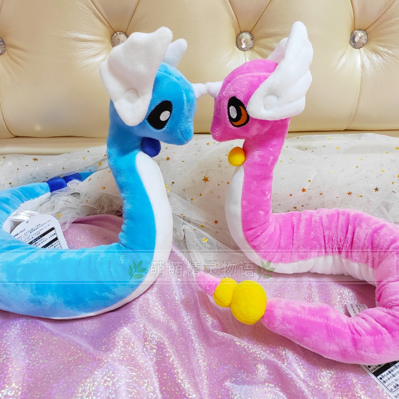 妖精精灵妖怪宝贝贝可梦幻龙哈克龙迷你龙毛绒玩具毛绒