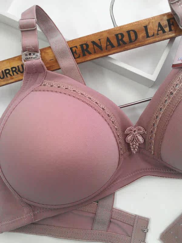 6件包邮佳姿618文胸妈妈夏薄款棉舒适光面无钢圈胸罩二排扣女内衣