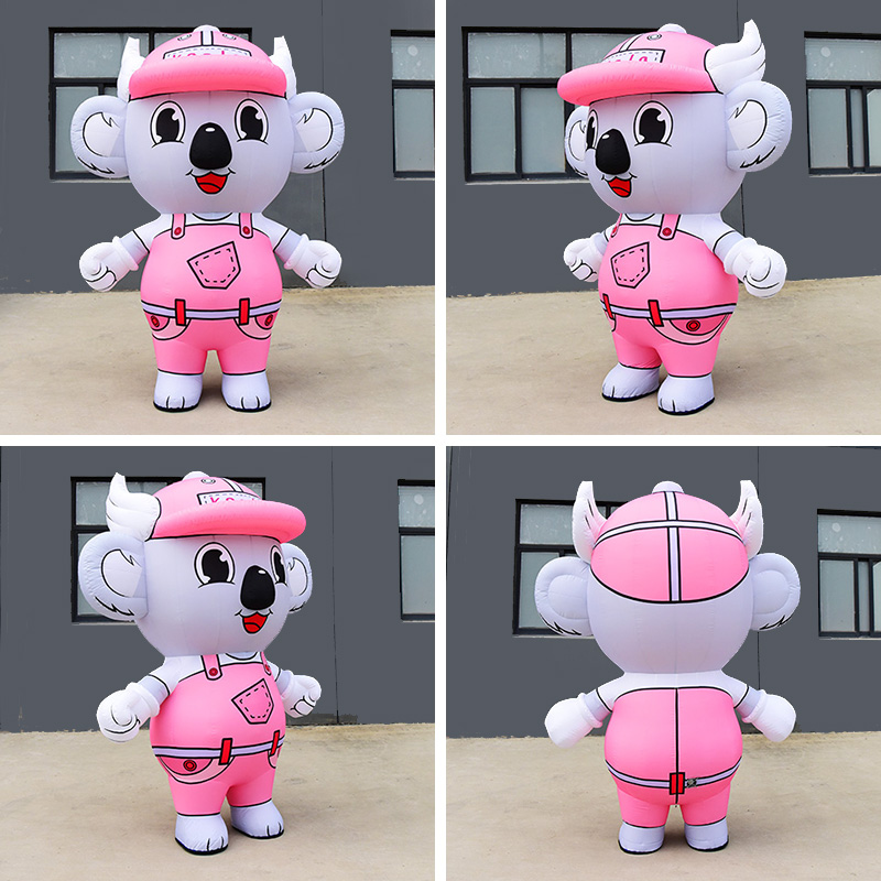 充气考拉公仔树袋熊卡通气模人定制开业店庆节日舞台装饰动物模型