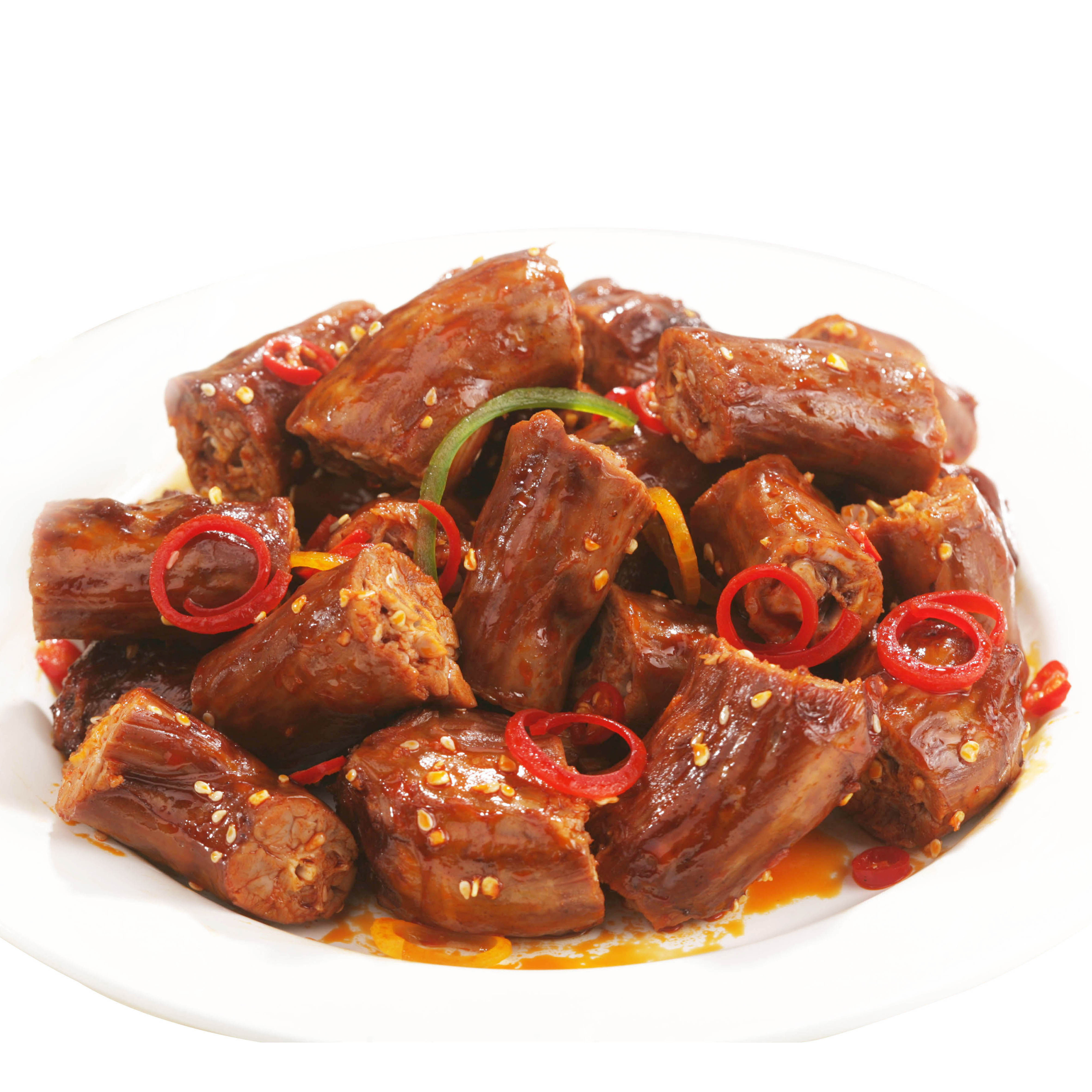 甜辣鸭脖正大2kg卤水熟食脖子周黑鸭绝味鸭肉