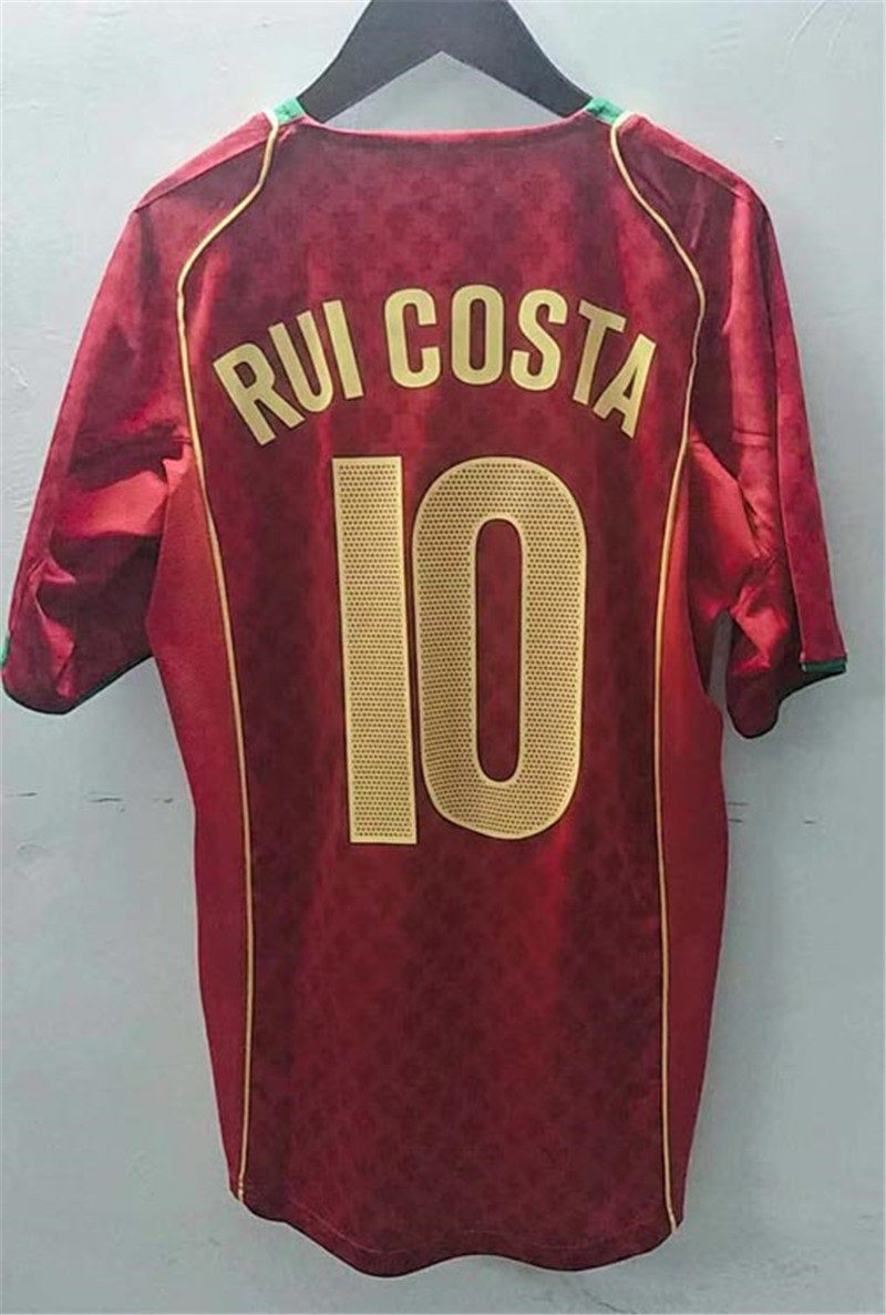 2004年服可足球科斯塔鲁伊菲戈欧洲杯罗菲戈球衣古老足球服