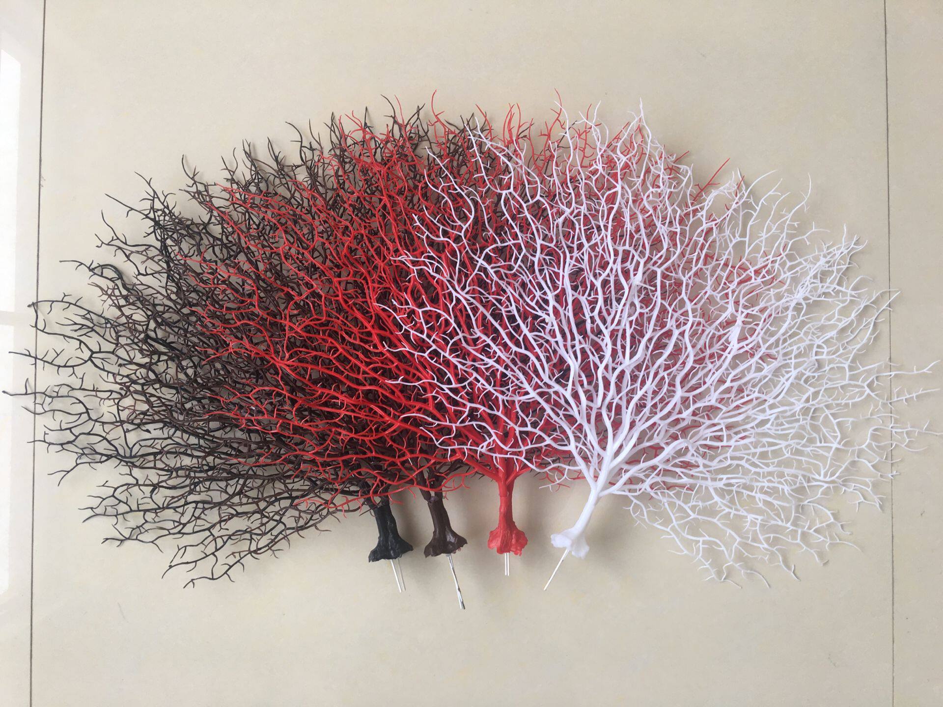 珊瑚枝婚庆道具影楼拍摄用品橱窗装饰海洋风格仿真珊瑚树枝干枝