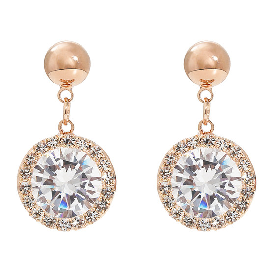 925 sterling silver earrings Fashion atmospheric super glitter rose gold exquisite vermiculite pendant drill earrings earrings earrings 925 sterling silver earrings Fashion atmospheric super glitter rose gold exquisite vermiculite pendant drill earrings earrings earrings