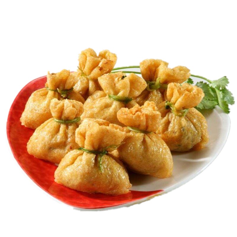 绿祥园仿荤素食福袋豆腐袋大豆蛋白制品佛家可用斋菜250g满包邮