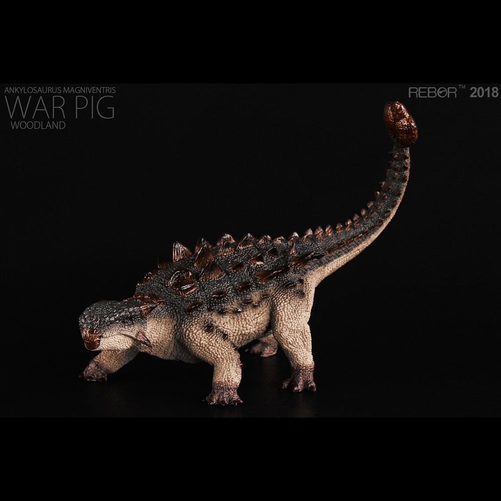 英国rebor恐龙仿真模型玩具侏罗纪大面甲龙战争仿真