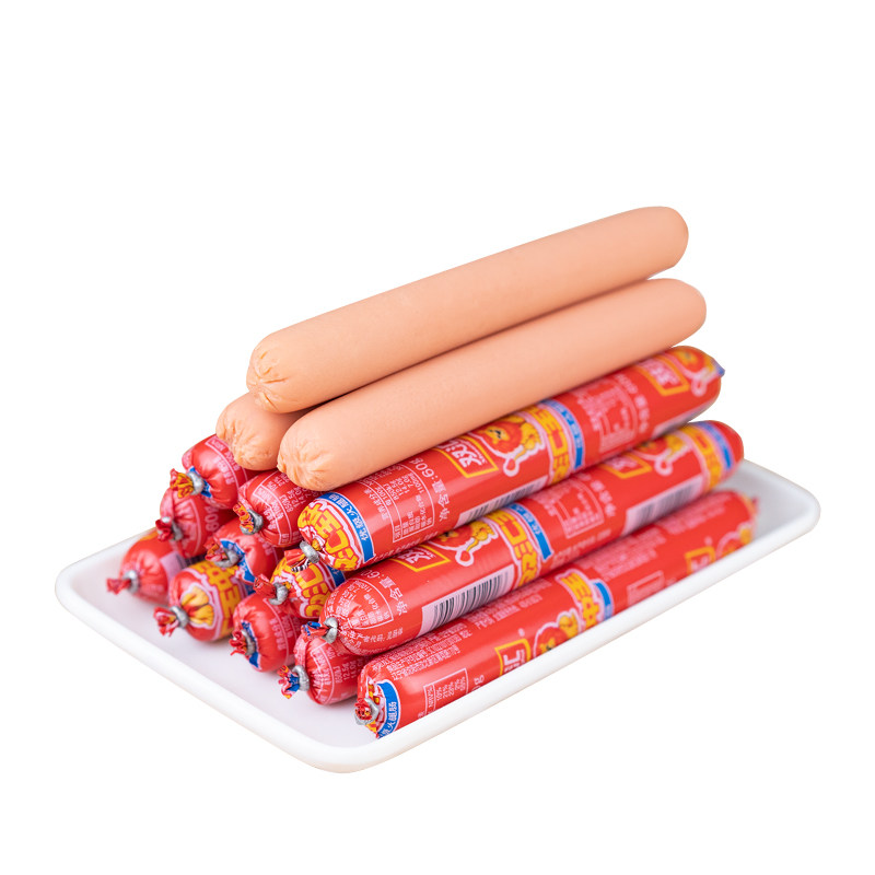 火腿肠东北双汇王中王60g整箱烤肠鸡肉小香香肠包装即食肠类