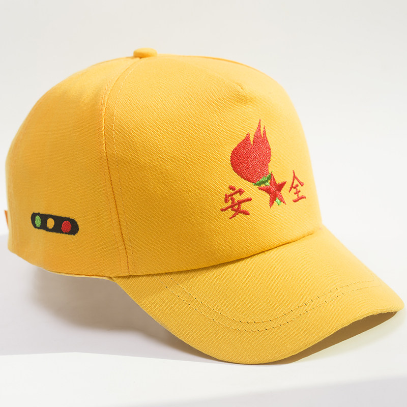 秋冬新款小学生纯棉安全帽鸭舌帽棒球帽反光幼儿园保暖帽子