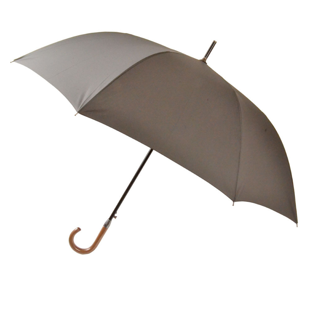 出口日本日式防风纤维骨直杆伞加大双人木柄弯钩伞