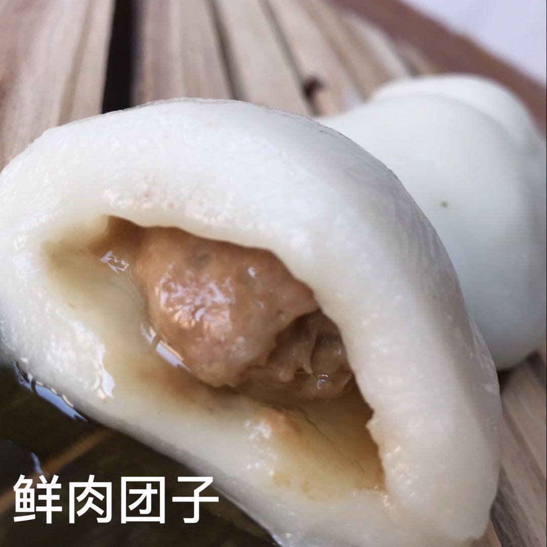 苏州传统糕点王家糕团店纯手工猪肉团子糯米传统糕点