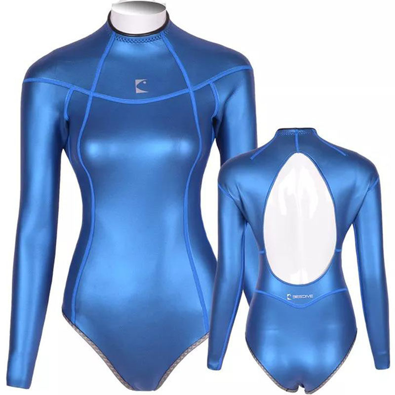 潜好bestdive女神自由潜湿连体比基尼泳衣潜水服大水潜水服