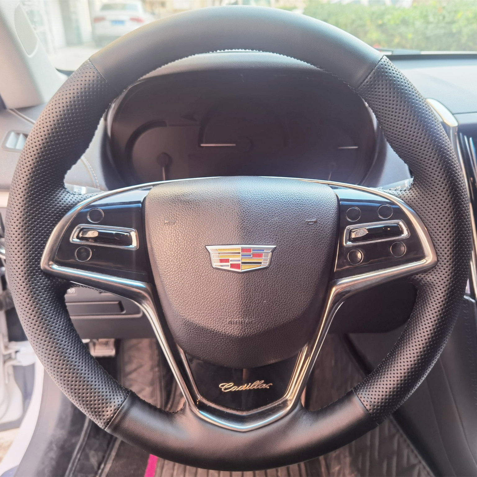 凯迪拉克xt4xt5ct4ct5ct6赛维ctsxtsats-l方向盘套