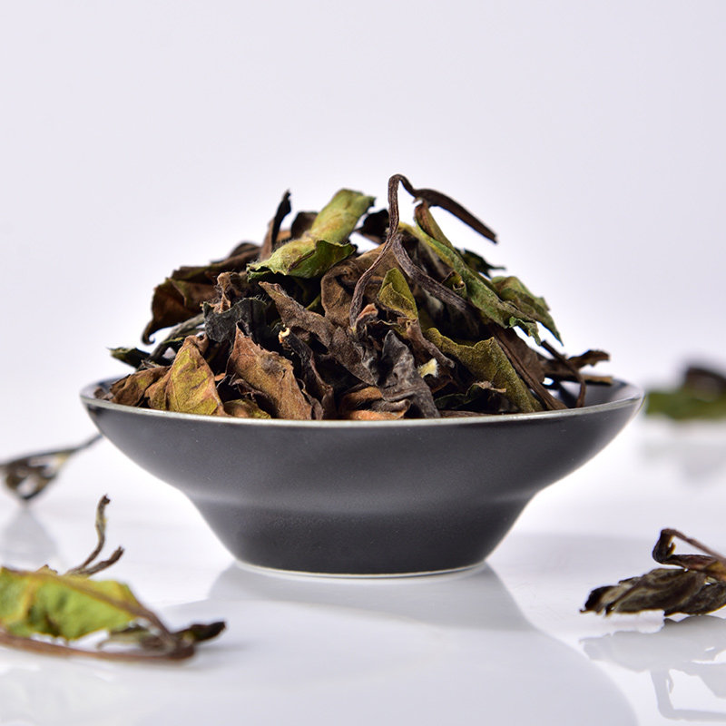 天福茗茶福鼎贡眉白茶散白茶茶叶散装罐装贡眉